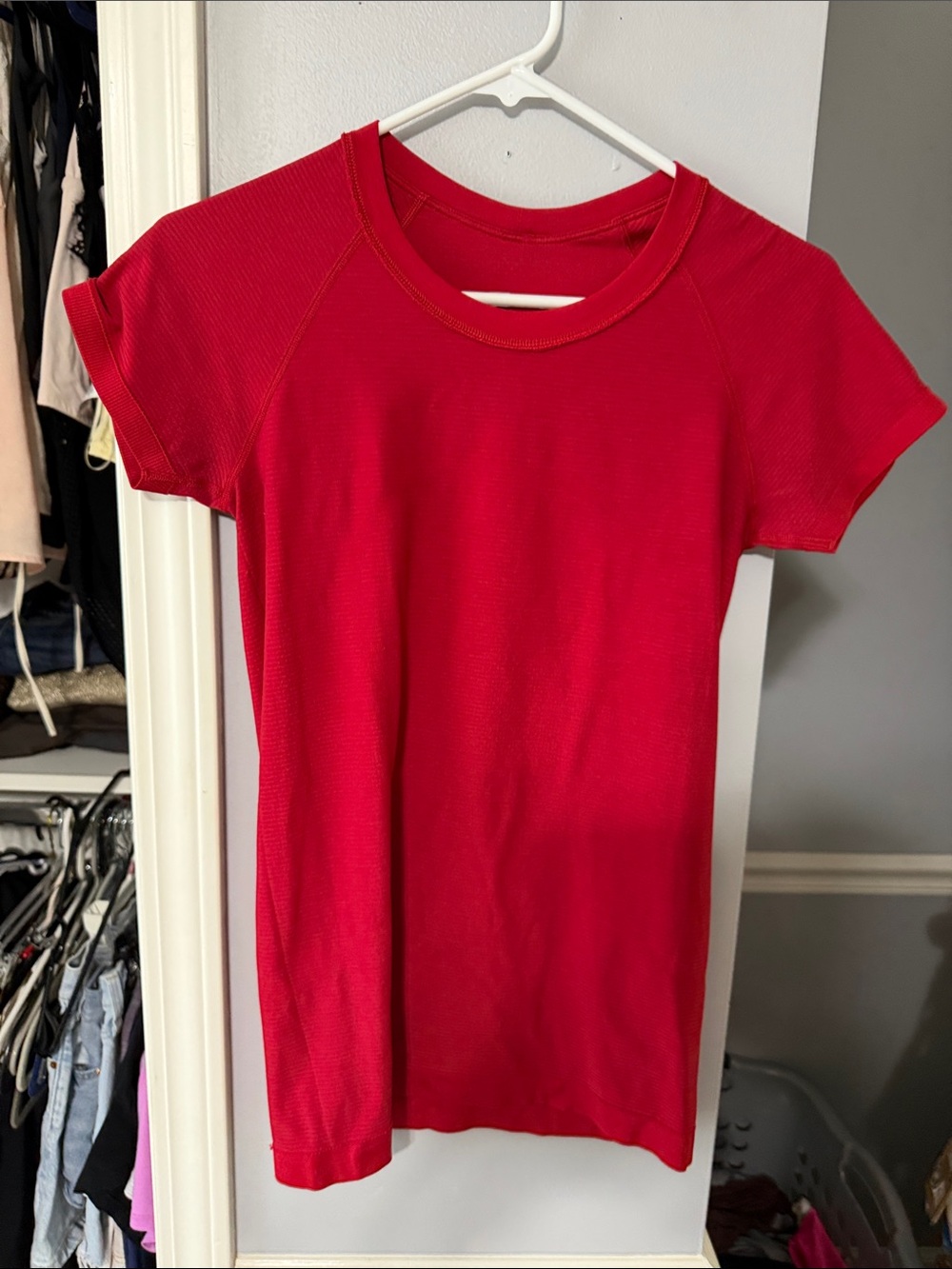 lululemon athletica Kids Short-Sleeve Bright Red Tee